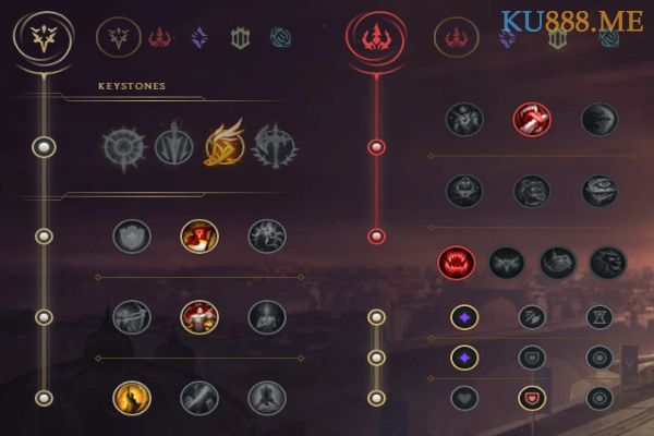 Bảng bổ trợ Akali mùa 11 - đâu mới là lựa chọn đúng đắn nhất? 1 Bảng ngọc Akali mid với Bước chân thần tốc