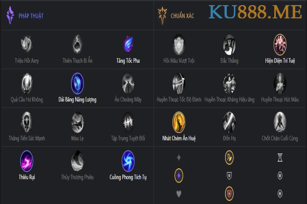 Bảng ngọc Aurelion Sol mùa 11 - Rồng thần thượng cổ 3 Bảng ngọc Aurelion Sol cấu rỉa, hỗ trợ