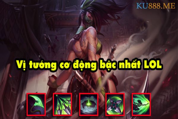 Tiêu điểm tướng: Hướng dẫn chơi akali mùa 11 4 Bộ kĩ năng của Akali