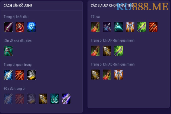 Cách lên đồ Ashe mùa 11 càn quét các bảng xếp hạng 2 Với cách lên đồ Ashe này sẽ giúp cô nàng được cường hoá sức mạnh trở nên bá đạo