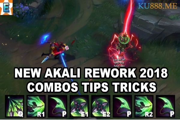 Tiêu điểm tướng: Hướng dẫn chơi akali mùa 11 2 Combo chuẩn mực của 1 main Akali