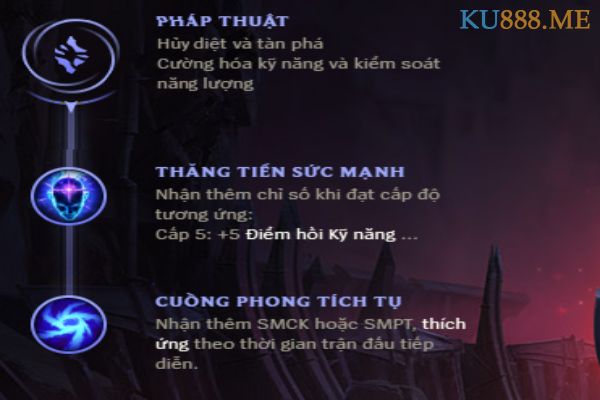 Bảng ngọc cho Ahri mùa 11 - bạn chọn lối chơi khó chịu hay bất lực? 3 Nhánh phụ pháp thuật