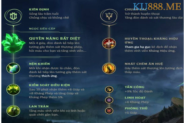 Bảng ngọc Garen mùa 11 mạnh mẽ nhất 2 Bảng ngọc Garen trụ đường