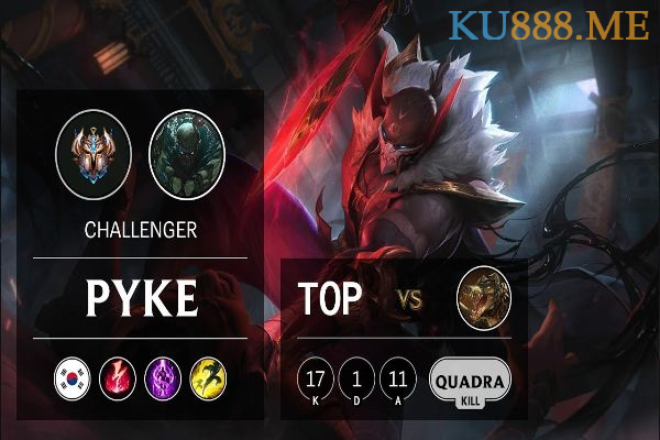 Bảng bổ trợ Pyke mùa 11 - Cẩm Nang Bỏ Túi 2 Pyke phù hợp với Tốc Biến và Thiêu Đốt