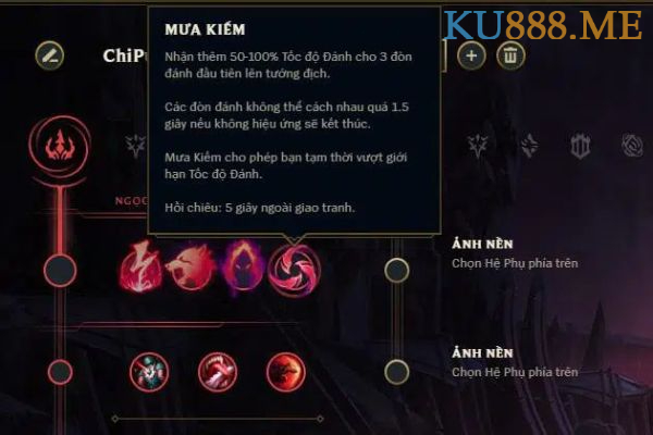 Cẩm nang trang bị để build bảng bổ trợ Pantheon mùa 11 bá đạo 2 Mưa Kiếm sẽ là bảng bổ trợ mới lạ cho Pantheon