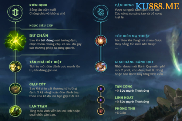 Hướng xây dựng bảng bổ trợ Thresh mùa 11 - Kẻ thu giữ linh hồn 4 Cách xây dựng bảng bổ trợ cho Thresh mùa 11