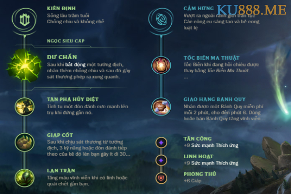 Bảng ngọc Thresh mùa 11 để tối ưu sức mạnh của Cai Ngục Xiềng Xích 2 Bảng ngọc hỗ trợ dành cho Thresh mùa 11