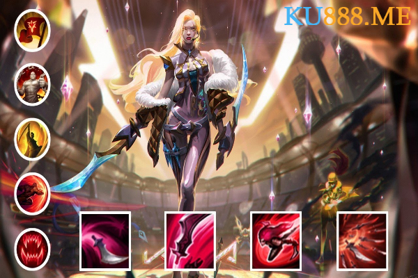 Bảng bổ trợ Katarina mùa 11 - Ác kiếm Noxus lạnh lùng vô cảm 3 Bộ chiêu thức của Katarina