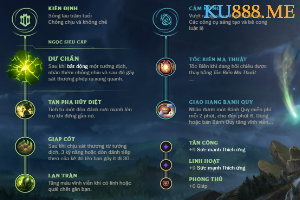 Bảng ngọc Blitzcrank mùa 11 - Người máy hơi nước siêu tân tiến 2 Bảng ngọc Blitzcrank tanker hỗ trợ