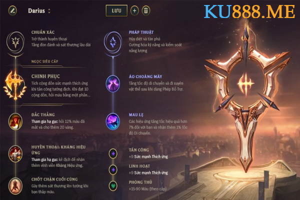 Xây dựng bảng ngọc Poppy mùa 11 - Yordle kiên cường của Demacia 3 Bảng ngọc Poppy thăng tiến sức mạnh hiệu quả