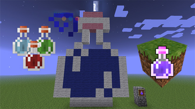 Hướng dẫn chi tiết cách pha chế thuốc trong Minecraft 1 dụng cụ pha chế