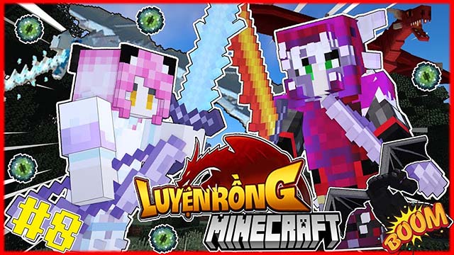 Những trải nghiệm khi chơi mod bí kíp luyện rồng Minecraft 2 Bí kíp luyện rồng Minecraft