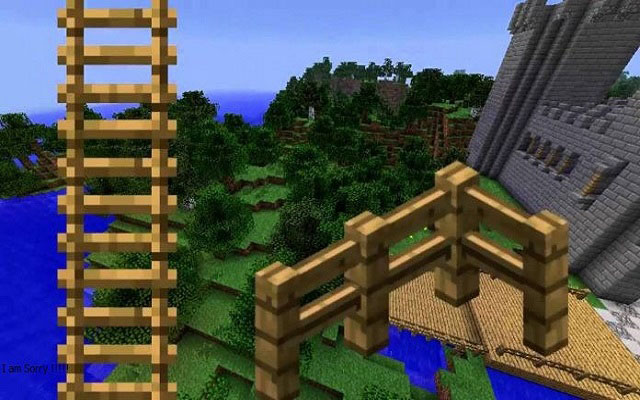Hướng dẫn cách làm cầu thang trong Minecraft 1 nguyên liệu chế tạo cầu thang