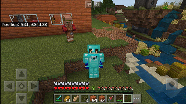 Những cách xem tọa độ trong Minecraft chuẩn xác nhất 3 trên phiên bản PE của Minecraft