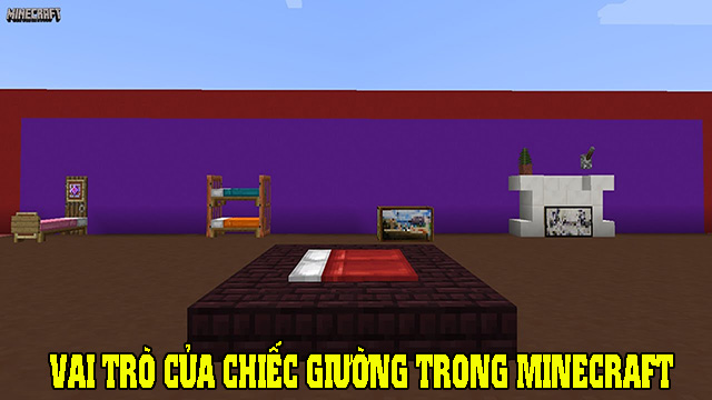Hướng dẫn chi tiết cách chế tạo giường trong Minecraft 1 giường trong Minecraft