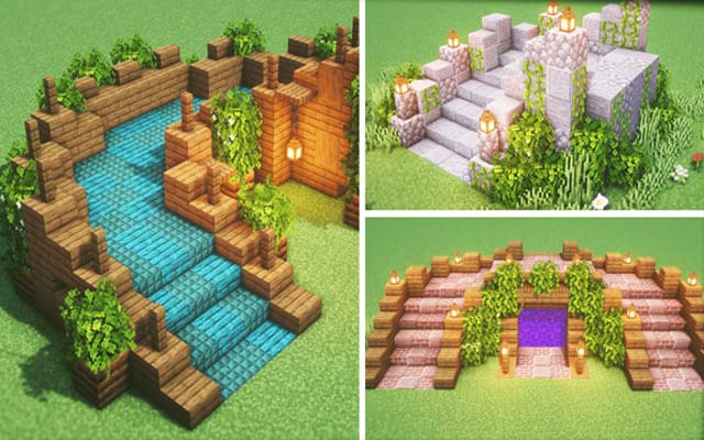 Hướng dẫn cách làm cầu thang trong Minecraft 2 Cách làm cầu thang trong Minecraft