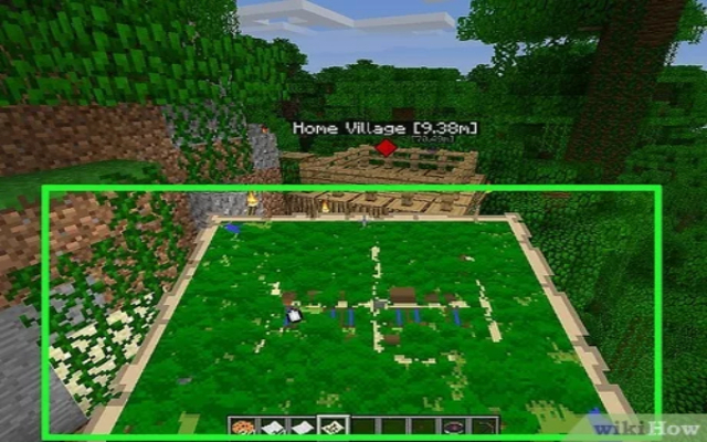 Hướng dẫn cách làm bản đồ trong Minecraft 3 Lấp đầy bản đồ bằng cách cầm trên tay trong lúc đi khắp nơi