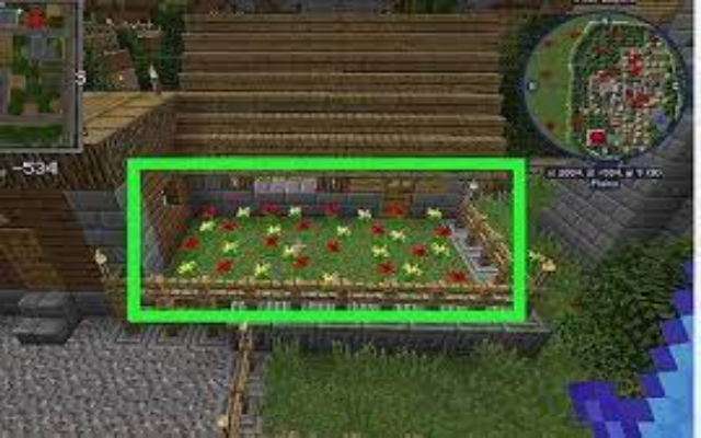 Cách tạo dân làng trong Minecraft - Tựa game mang tính sáng tạo hàng đầu 3 Xây dựng khu vườn cho dân làng