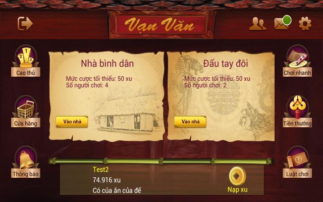 Chơi chắn vạn văn online Người chơi chắn vạn văn online sẽ bắt đầu ván bài theo lượt