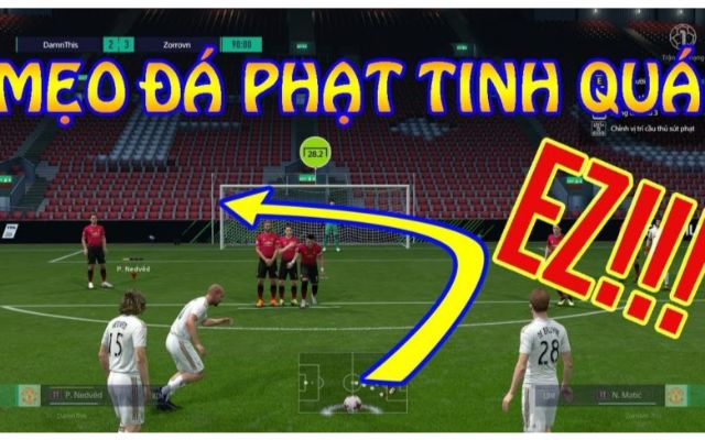 Cách sút phạt FO4 - Bách phát bách trúng không phải ai cũng biết 3 Một số cách đá phạt FO4 trong FIFA Online