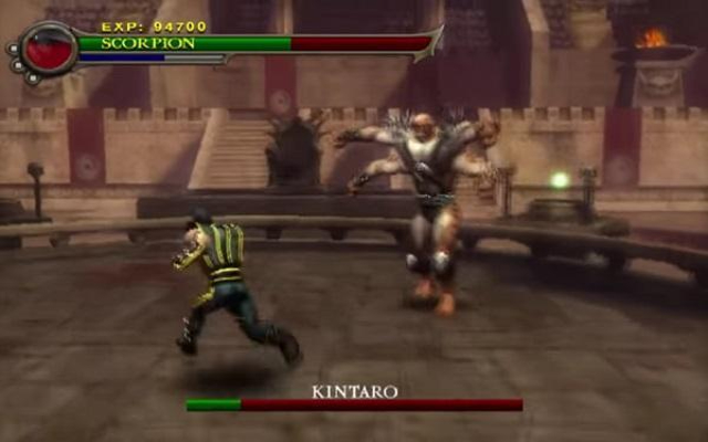 Mortal Kombat Hình ảnh chiến đấu trong game Rồng Đen