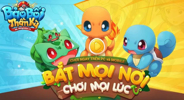 Bảo Bối Thần Kỳ H5 - Game đấu thú cưng Pokemon tái hiện trở lại 3 Đồ họa game đẹp mắt