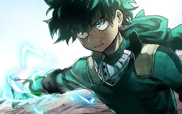 Midoriya Izuku - từ thiếu niên vô năng đến anh hùng của nhân loại 2 Midoriya Izuku thường mặc 1 chiếc hoodie xám