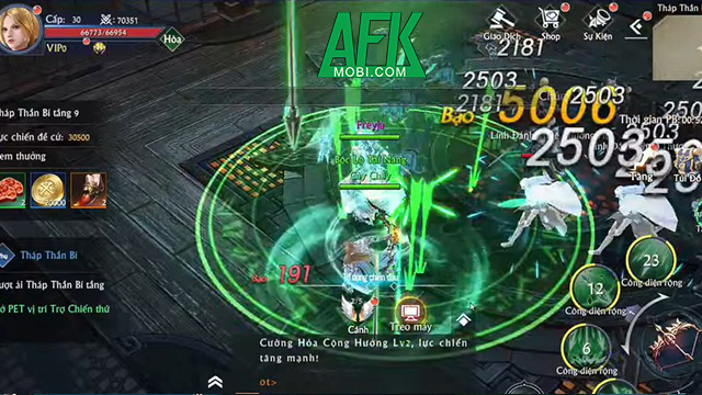Đấu Thần Kỷ Nguyên - Game nhập vai đỉnh cao phong cách Fantasy 3 Hệ thống chiêu thức trong game được đầu tư kỹ lưỡng