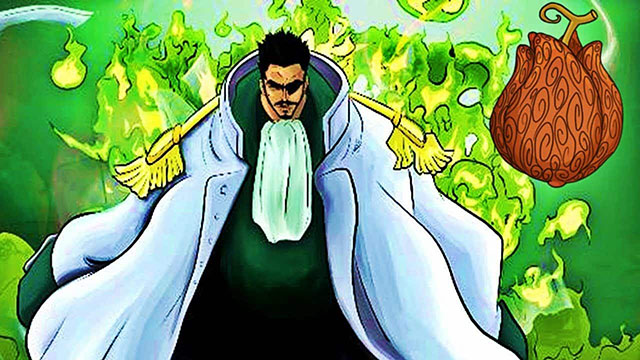 Tổng hợp những điều ít ai biết về Đô Đốc Hải Quân One Piece 2 Ryokugyu