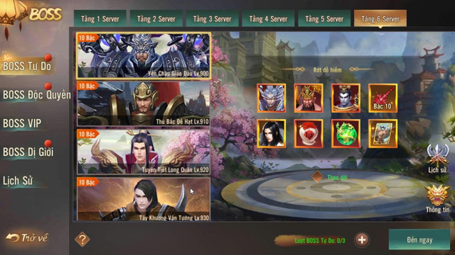Phong Khởi Trường An - Game mobile kiếm hiệp hot nhất 2021 3 Hệ thống Boss trong Phong Khởi Trường An