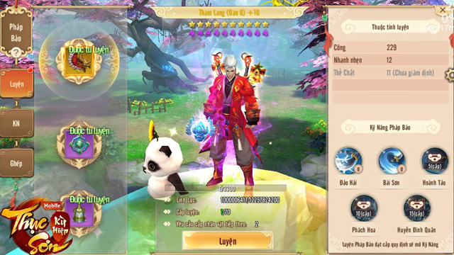 Thục Sơn Kỳ Hiệp Mobile: Hướng dẫn tải game và cách chơi 4 Côn Lôn - sát thương phép, dame to, máu giấy